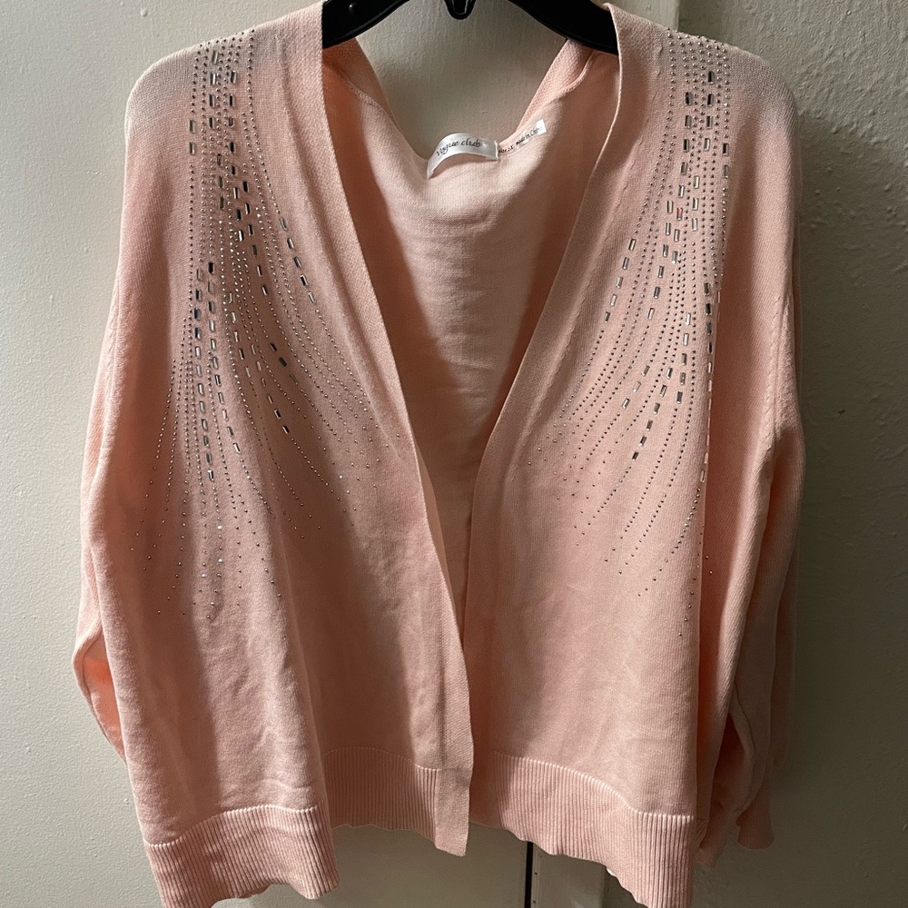 Pink Sequin Sweater